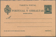 Spanien - Ganzsachen: 1903. Reply Card 5c+5c Blue Alfonso XIII Cadete (Portugal Y Gibraltar). Both P - 1850-1931