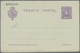 Spanien - Ganzsachen: 1913. Reply Card 15c+15c Violet Alfonso XIII Cadete. Used From "Sevilla" To Ca - 1850-1931