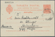 Spanien - Ganzsachen: 1913. Reply Card 10c+10c Red-orange Alfonso XIII Cadete. Used To Munich. Respo - 1850-1931