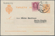 Spanien - Ganzsachen: 1926. Reply Card 20c+20c Orange Alfonso XIII Medallón. Used With 5c Additional - 1850-1931