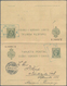 Spanien - Ganzsachen: 1907. Reply Card 10c+10c Green Alfonso XIII Infante "Elobey, Annobon Y Corisco - 1850-1931