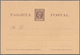 Spanien - Ganzsachen: 1900. Lot Of 4 Reply Cards Alfonso XIII Infante "Fernando Poo-1900": One Card - 1850-1931