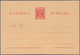 Spanien - Ganzsachen: 1900. Lot Of 4 Reply Cards Alfonso XIII Infante "Fernando Poo-1900": One Card - 1850-1931