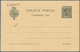 Spanien - Ganzsachen: 1903/1907. Lot Of 3 Postcards And 3 Reply Cards Alfonso XIII "Fernando Poo": I - 1850-1931