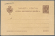 Delcampe - Spanien - Ganzsachen: 1903/1907. Lot Of 2 Postcards And 3 Reply Cards Alfonso XIII "Guinea": Infante - 1850-1931