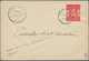 Tschechoslowakei: 1918, 18 H Blue And 20 H Red Each Single Franking On Two Letters Cancelled With "N - Covers & Documents