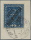 Tschechoslowakei: 1919, "Kronenwerte In Bildgröße" 2 Kr. Violettultramarin, Perfekt Zentriert Auf We - Brieven En Documenten