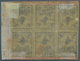 Türkei: 1863, TUGRALI 20 Pa. Black On Yellow Thin Paper, Marvellous Mint Right Margin Block Of Six S - Other & Unclassified