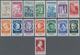 Türkei: 1935, Suffragette's Congress, 20pa.+20pa.-100k.+100k., Complete Set Of 15 Values, Fresh Colo - Andere & Zonder Classificatie