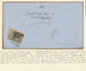 Türkei - Stempel: 1864, 1 Pia. Black On Grey Third Printing On Thick Paper On Envelope Tied By "dots - Other & Unclassified