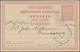 Türkei - Stempel: 1892, "BEYRUTDA HAMIDIYE POSTA SUBESI 306" On 20 Para Postal Stationery Card To Da - Sonstige & Ohne Zuordnung