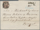 Ungarn: 1875, 15 K Brown Single Franking With Very Rare Circle Cancel "DUNA-PENTELE" On Folded Lette - Andere & Zonder Classificatie