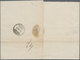 Ungarn: 1875, 15 K Brown Single Franking With Very Rare Circle Cancel "DUNA-PENTELE" On Folded Lette - Andere & Zonder Classificatie