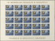 Ungarn: 1947, President Roosevelt Normal Set Of Four In Complete IMPERFORATE Sheets With 25 Stamps E - Andere & Zonder Classificatie