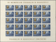 Ungarn: 1947, President Roosevelt Normal Set Of Four In Complete IMPERFORATE Sheets With 25 Stamps E - Other & Unclassified