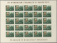 Delcampe - Ungarn: 1947, President Roosevelt Normal Set Of Four In Complete IMPERFORATE Sheets With 25 Stamps E - Andere & Zonder Classificatie