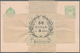 Ungarn - Ganzsachen: 1900, 5 F Green On Rose Postal Stationery Card Unused + "50 Darab à 5 F 1899DEC - Ganzsachen