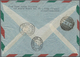 Vatikan: 1948, Airmails 250l. Black And 500l. Ultramarine, Attractive Franking On Registered Airmail - Ongebruikt