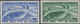 Vatikan: 1949, 75th Anniversary Of UPU, 300l. Ultramarine And 1000l. Green, Both Values IMPERFORATE, - Ongebruikt