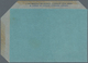Vatikan - Ganzsachen: 1952, Airletter L. 80 "AEROGRAMMA" Blue, Unused, Two Varieties: (1) Missing In - Postal Stationeries