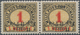 Westukraine: 1919, Inverted Overprint On 1h. Postage Due, "genuine And Flawless.", MH, Certificate M - Ukraine