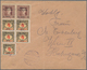 Westukraine: 1919, Overprint On 4 H. Postage Etc. On Cover. Very Rare Usage Of The Corrected Plate ( - Ucraina
