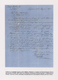 Zypern - Vorläufer: 1867, Entire Letter To Metelino Bearing 1867 10 Sld. Blue Tied By Fine "Larnacca - Sonstige & Ohne Zuordnung