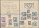 Zypern - Ganzsachen: 1960, Registered Stationery Envelope 25m. Blue Uprated By Complete Set Of 1960 - Altri & Non Classificati
