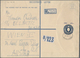 Zypern - Ganzsachen: 1960, Registered Stationery Envelope 25m. Blue Uprated By Complete Set Of 1960 - Altri & Non Classificati