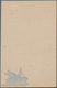 China - Volksrepublik - Provinzen: Lü-Da, 1949, Stationery Card $10 Carmine With Blue Corner Image " - Other & Unclassified