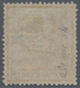 China: 1878, Large Dragon Thin Paper 5 Ca. Yellow Canc. Indistinct Large Seal (Michel Cat. 420.-). - 1912-1949 Republic