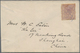 China: 1888, Small Dragon 3 Ca. Tied Light Blue Seal "Tientsin" To Small Cover (faults/two Tears) To - 1912-1949 Republic