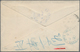 China: 1888, Small Dragon 3 Ca. Tied Light Blue Seal "Tientsin" To Small Cover (faults/two Tears) To - 1912-1949 Republic