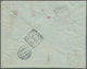 China: 1897, 1 C. Type I On Red Revenue Resp. 4 C. Large Type On Red Revenue With Surcharges On Dowa - 1912-1949 Republik