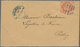 China: 1897, Tokyo Printing Coiling Dragon 2 C. Reddish Orange Tied Blue Pa-kua With Blue Apted Cust - 1912-1949 République