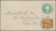 China: 1901, China Expeditionary Force: C.E.F. Ovpt. Envelope QV 1/2 A. Upgraded With Chinese Imperi - 1912-1949 Republic