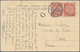 Delcampe - China: 1902/09, Coiling Dragons On Ppc (5) From Shanghai (4) Or Peking (1) To Austria, France Or Ger - 1912-1949 Republic