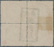 China: 1902, Coiling Dragon 1 C. Ocre, A Block Of 4 Canc. Full Strike Tombstone "Suifu/post Office", - 1912-1949 República