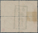 China: 1902, Coiling Dragon 1 C. Ocre, A Block Of 4 Canc. Full Strike Tombstone "Suifu/post Office", - 1912-1949 Republic