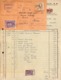 Eghezée - Imprimerie Lithographie Librairie Palate Snappe 1925 (timbres + Carte-récépissé) - 1900 – 1949