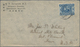 China: 1912, Dr. Sun Commemorative 10 C. Tied Boxed Dater"TENGCHOWFU" To Cover To USA, On Reverse Tr - 1912-1949 Republic