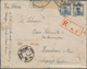 China: 1926, Letter From WUTING, Bearing Red "REGISTERED" With Chinese Characters And Label "R - No. - 1912-1949 República