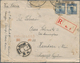 China: 1926, Letter From WUTING, Bearing Red "REGISTERED" With Chinese Characters And Label "R - No. - 1912-1949 Republic