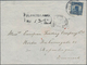 China: 1914, 2x 10 C Blue In Front And On Backside On Registered Letter From AMOY Via Shanghai To De - 1912-1949 República