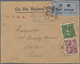 China: 1932/35, Two Air Mail Covers By IAL: $1.30 Frank Tied "SHANGHAI 24.8.37" Registered To Budape - 1912-1949 República