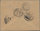 China: 1932/35, Two Air Mail Covers By IAL: $1.30 Frank Tied "SHANGHAI 24.8.37" Registered To Budape - 1912-1949 República