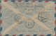 China: 1947/48, Air Mail Covers (4) To Switzerland (3) Or USA, Including 1947 Postal Service Set (5, - 1912-1949 República