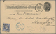 China - Lokalausgaben / Local Post: 1892, Blue "SHANGHAI LOCAL POST C AP 13 92" On Incoming Card USA - Other & Unclassified