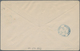 China - Shanghai: 1893, Envelope "POSTAGE PAID 1 CENT." Largest Size, Uprated 1893 1/2 C./15 C. And - Other & Unclassified