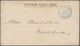 China - Shanghai: 1893, Envelope 1 C. With LPO Emboss Canc. Bilingual Blue "LOCAL POST SHANGHAI" To - Autres & Non Classés